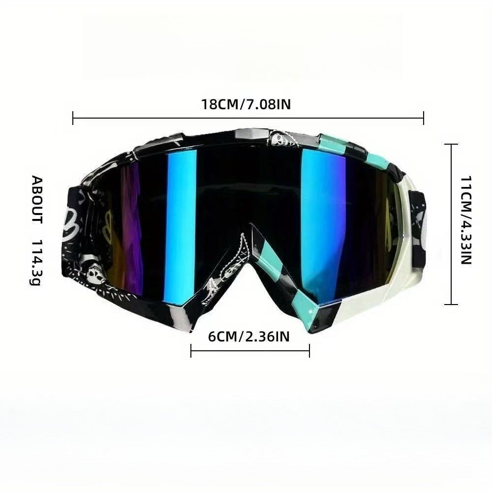 Anti-Fog Mirror Coating with Clear & Colored Lenses, Adjustable Strap & Thick Foam Padding, Professional Alpine Ski Goggles for Winter Sports, Great Gift Set - product image 8