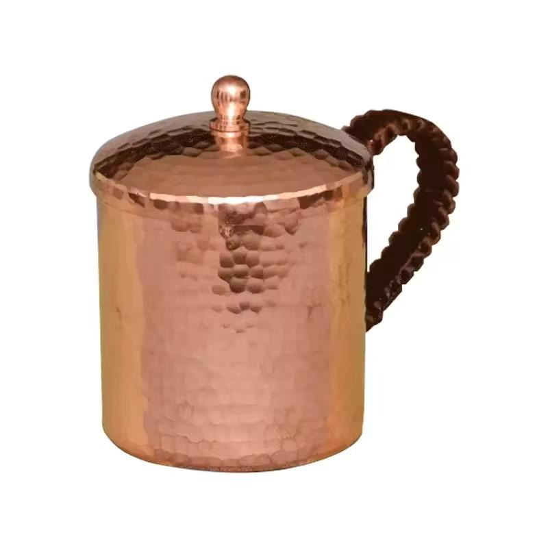Moscow Mule Mug Hammered Copper 550ML – Heavy Gauge Traditional Cocktail Mug for Moscow Mule, Beer & Cold Drinks – 100% Handcrafted Pure Solid Brass Cup with - product image 10