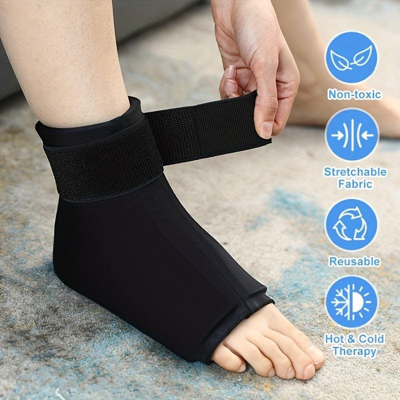 Ankle Ice Wrap Reusable Gel Ice Pack Hot Cold Compress Adjustable Strap for Everyday Use - product image 13