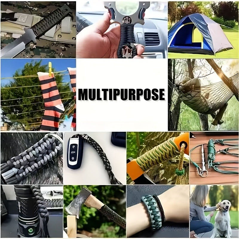 Paracord Tent Rope 7-Core Multi-Purpose Outdoor Rope – Sturdy Vivid Design – 100ft / 164ft / 328ft Camping Guy Line, Tent Tie-Down, Hanging Rope, Bracelet - product image 11