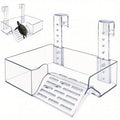 Turtle Basking Platform Acrylic Floating Island | Adjustable Height Climbing Dock with Integrated Ladder | Transparent Perforated Design, Non-Toxic, S/M/L - product image 8