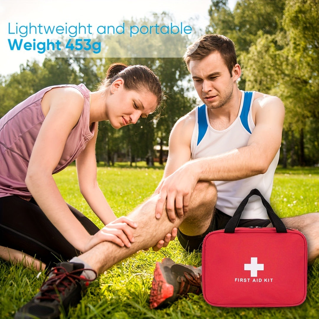 338 Piece First Aid Kit Waterproof Space-saving Trauma Kit Home Car Camping - product image 9