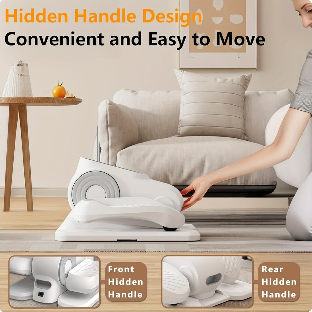 Under Desk Elliptical Machine | 12-Speed Electric Seated Leg Exerciser, Quiet & Carry-along Foot Pedal Trainer with Remote, for Seniors & Home Office Workouts - product image 9