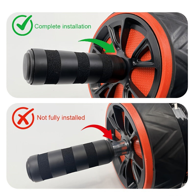 Ab Wheel Roller with Knee Pad | Core Strength & Balance Training, Abdominal Crunch Machine for Home Gym, Arm & Abs Muscle Toning, Stainless Steel & PP Options - product image 12