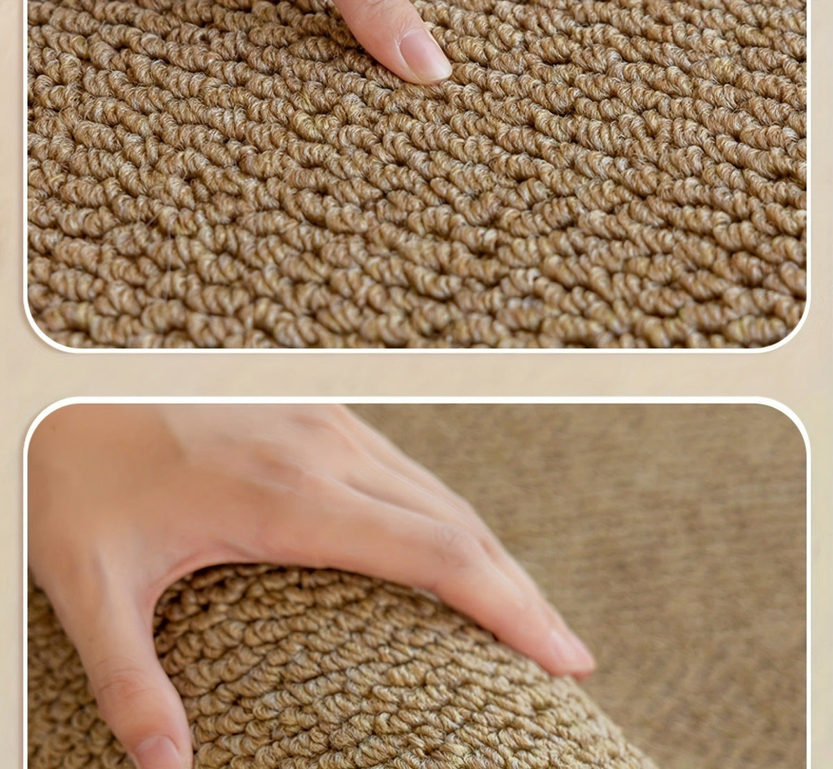 Cat Scratching Mat Natural Seagrass Pet Bed Pad Dog Crate Mat Feeding Mat Pineapple Weave 23x35 Inch Sturdy Washable Indoor Cat Rug Lounge - product image 7