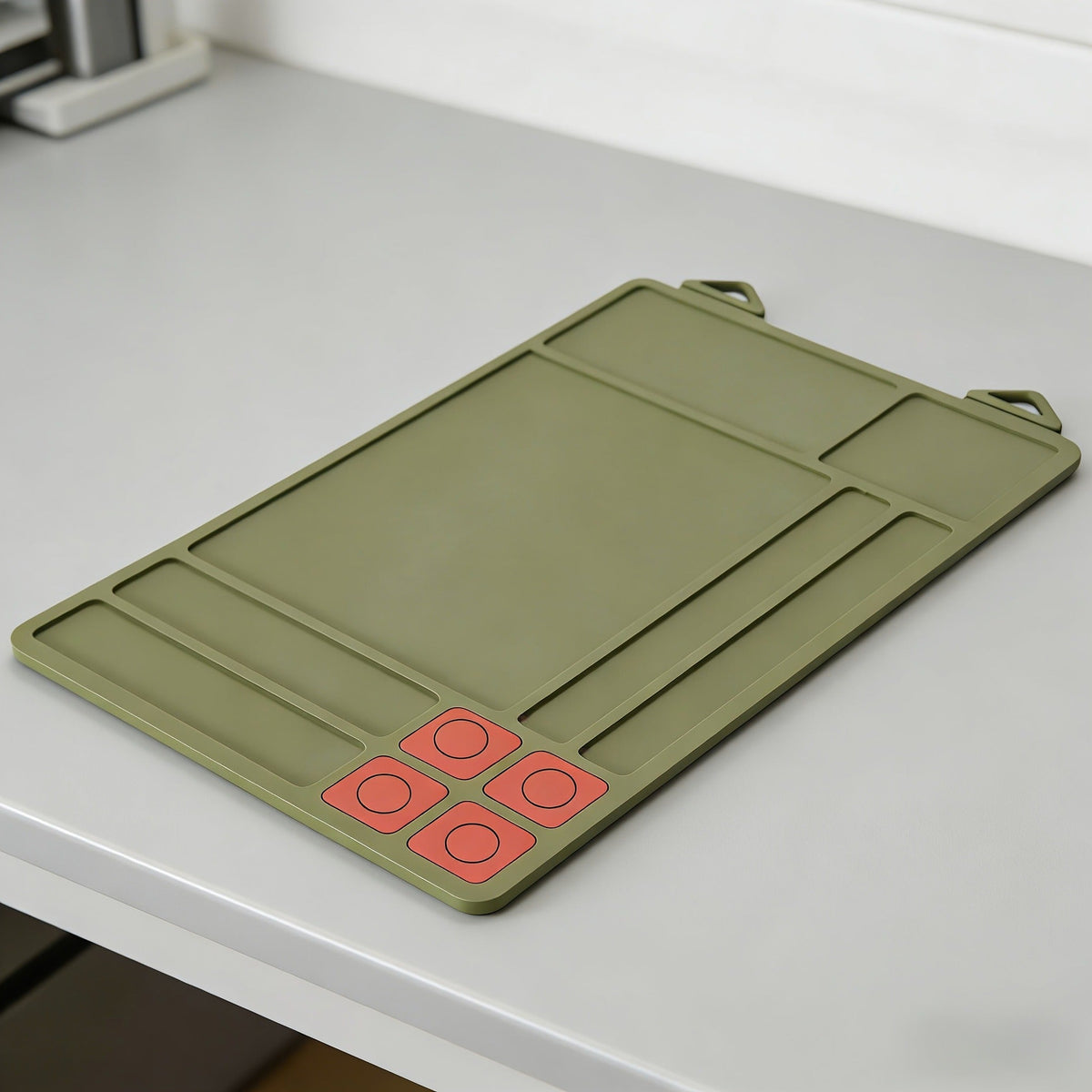 Heavy Duty Non-Slip Rubber Solvent-Resistant Pad for Pistol Rifle Handgun Maintenance, Easy-Clean Silicone Surface Gunsmith Work Mat – Gun Cleaning Mat with - product image 12