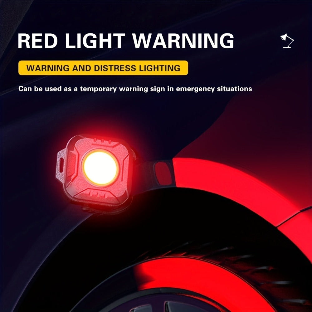 COB LED Work Light Rechargeable 500 Lumen 6 Modes Adjustable Color Temp Mini Tactical Flashlight for Camping Garage Car Repair Emergency EDC - product image 12