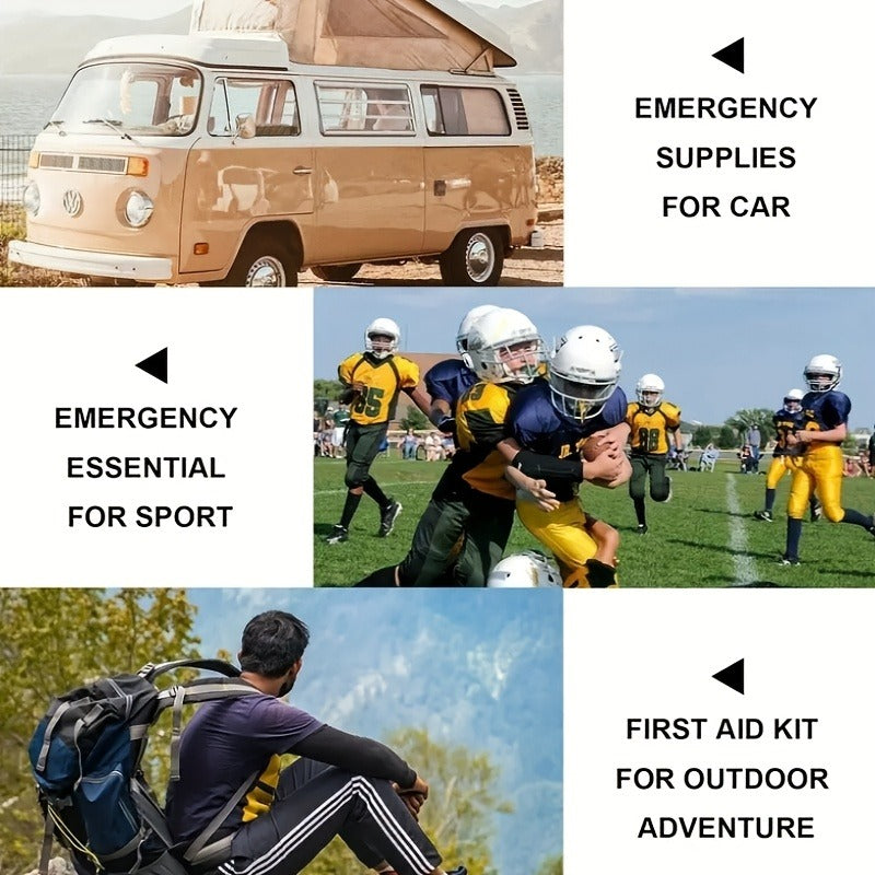 344-Piece Emergency First Aid Kit with Tourniquet & Thermal Blanket – Travel-friendly Survival Kit for Camping, Hiking, Car, Home, Office, School & Outdoor - product image 11
