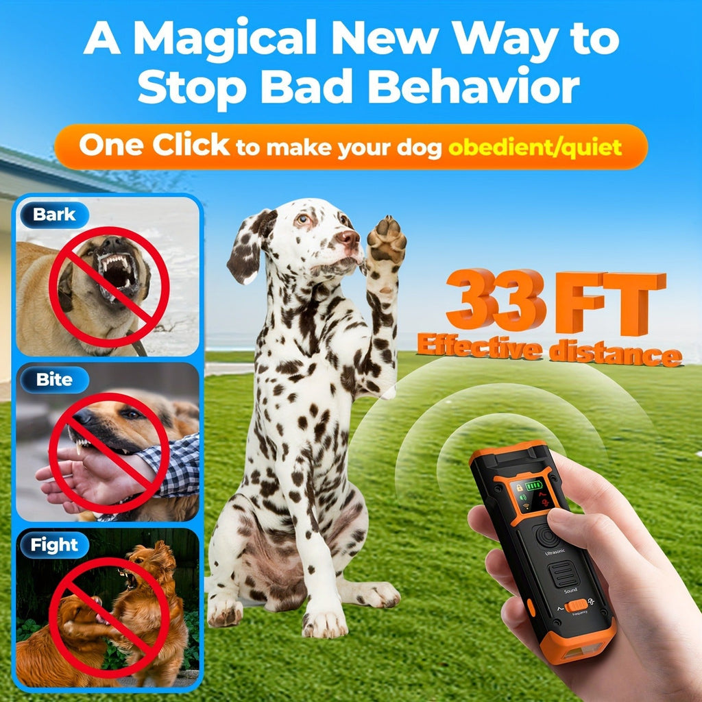 Carry-along Handheld Bark Deterrent with LED Light, Soundwave Technology, Safe for Dogs & Humans, One Size Fits All Breeds – Ultrasonic Dog Repeller - product image 9