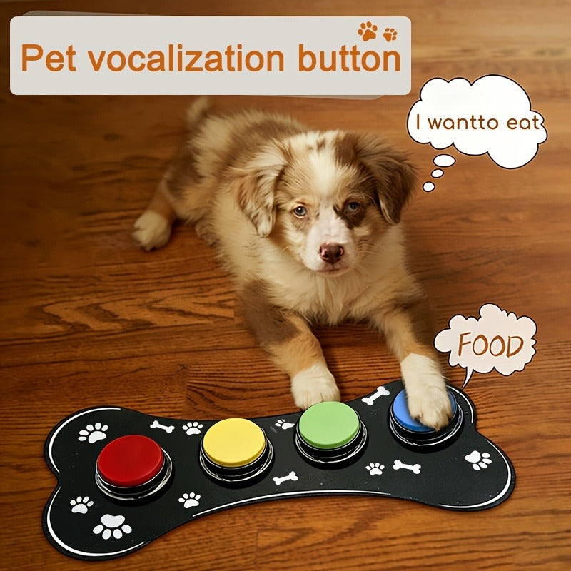 Pet Training Buttons with Mat, Recordable Dog Talking Button Set, Durable Easy-Clean, No Battery Required – Dog Communication Buttons for Talking - product image 9