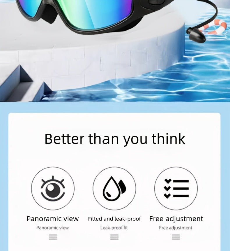 Anti-Fog Swimming Goggles Set | UV Protection, Earplugs & Nose Clip - product image 14
