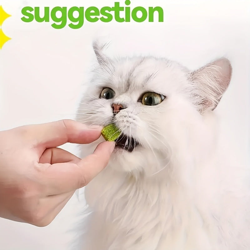 Cat Grass Pellets Freeze-Dried 150g | Mint Flavor Hairball Control Granules, Natural Chewing & Teeth Grinding Snack for Cats, Digestive Support Cat Treat - product image 12