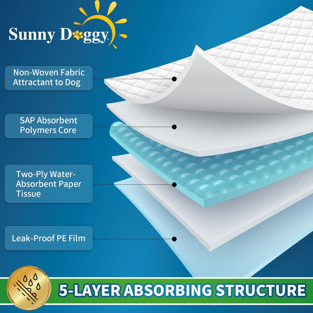 Super Absorbent Leak-Proof Potty Pads with Odor Control, Housebreaking Training Pads for Dogs, 240 Count, 22"x22" 30"x36" 36"x36" | Disposable Dog Pee Pads for - product image 7