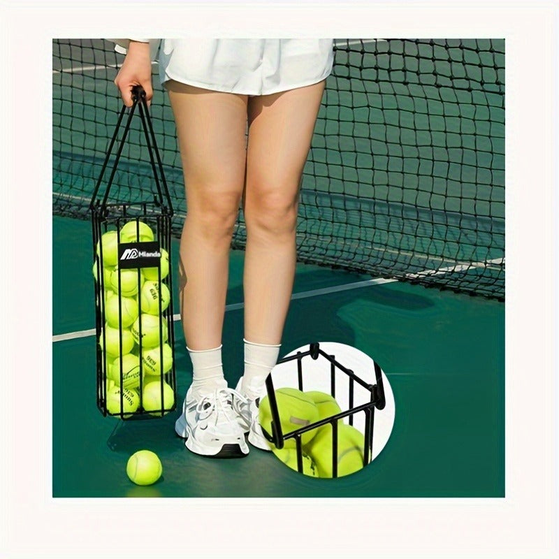 Tennis Ball Picker Up Tube | Stainless Steel Quick-Release Portable Ball Retriever for Tennis Pickleball Training, No-Bend Ball Collector Hopper for Court Home - product image 10