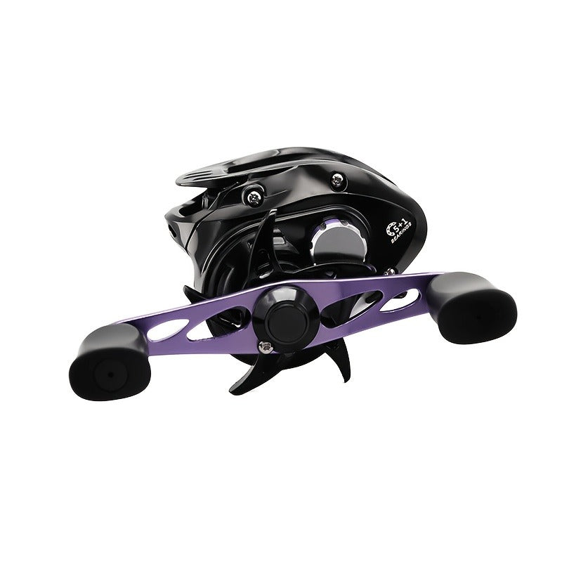 Baitcasting Reel 7.2:1 High-Speed Gear Ratio | 5+1 Ball Bearings 17.64LB Max Drag | Lightweight Freshwater Saltwater Bass Fishing Reel | Left & Right Hand - product image 14