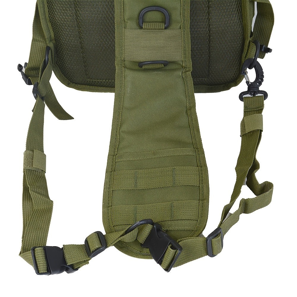 Single Shoulder Crossbody Sling Pack for Hiking, Patrol & Outdoor EDC, Adjustable Strap, Multi-Pocket – Tactical Chest Bag - product image 12