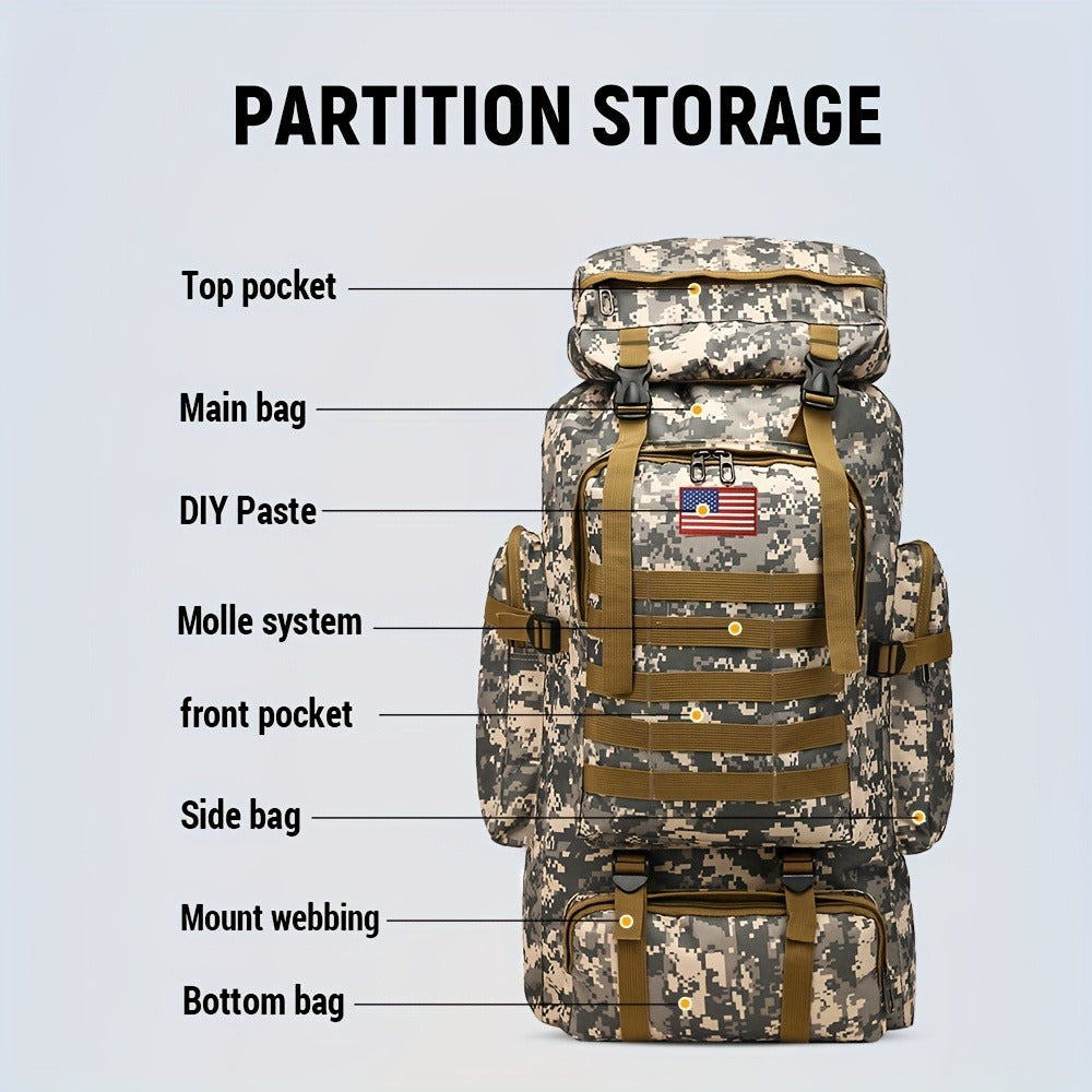 Lightweight Packable Hiking Backpack 21L, Multi-Compartment Camping Rucksack with Adjustable Straps, Waterproof Outdoor Daypack for Camping, Trekking & Travel - product image 19
