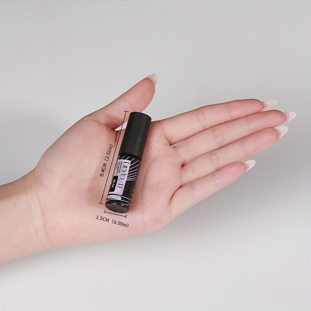 Reflective Glitter Line Gel Nail Art Set LILYCUTE Sparkling Stripe 3pcs 5ml Each - Ultra-Thin Pull Line Drawing Graffiti Gel Polish LED UV Cured DIY Home Manicure for Women - product image 4