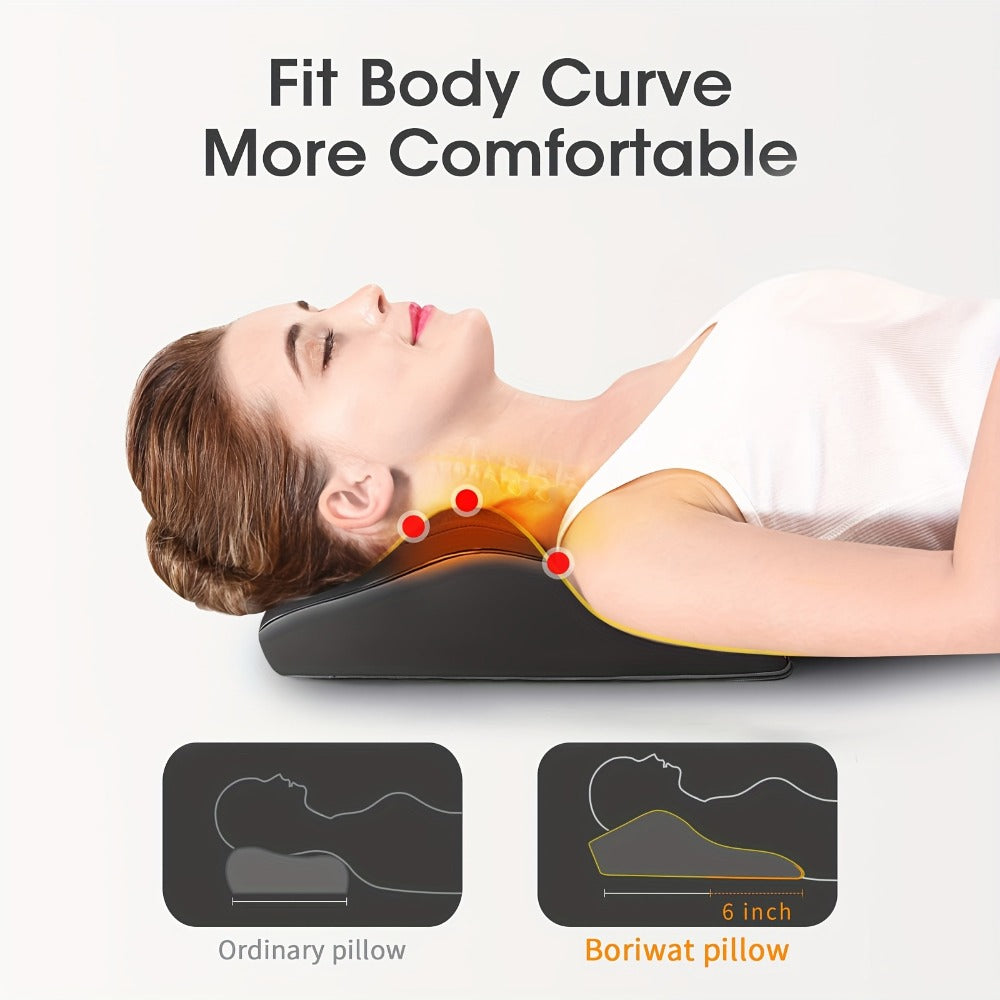 Shiatsu Back Massager with Heat Deep Tissue 3D Kneading for Neck Shoulder Back 3 Massage Modes 2 Heating Levels Electric Body Massager Gift for Mom Dad Women - product image 3
