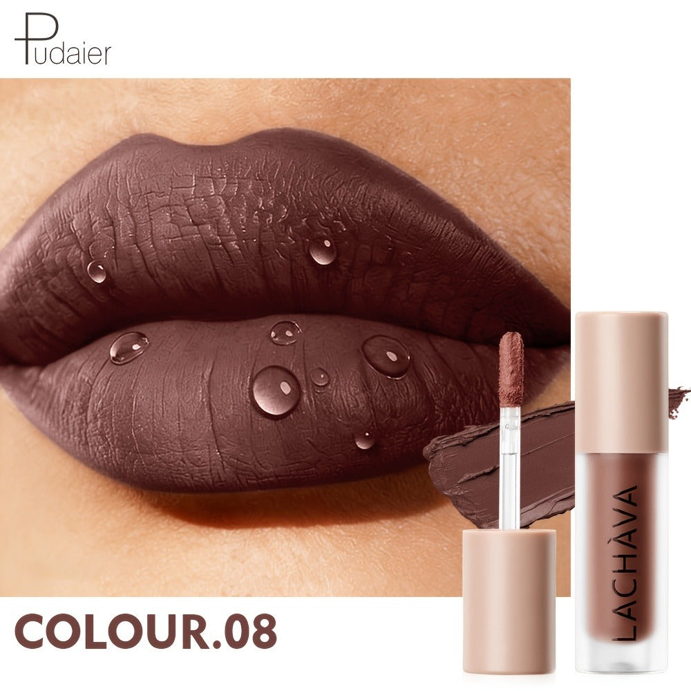 Matte Liquid Lipstick for Women — Velvet Soft Non-Drying Waterproof Long-Lasting Formula, Highly Pigmented Full Coverage Lip Color in Nude Brown Pink Red Purple Gold Shades - product image 10