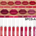 Velvet Matte Lip Gloss Set 9pcs — Waterproof High Pigment Non-Stick Lip Glaze, Long-Lasting Creamy Formula for All Skin Tones, 18 Shades, Perfect Makeup Gift for Women - product image 18