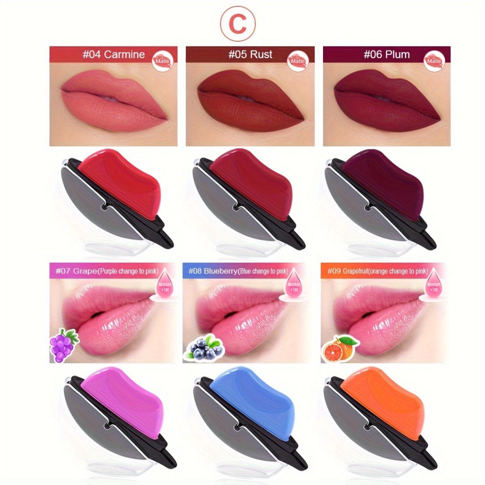 Color Changing Lipstick Set 6pcs Matte pH Reactive Lip-Shaped with Jasmine Scent - Non-Fade Long-Lasting Velvety Formula, Multi-Shade Lip Makeup Gift Set for Women & Girls - product image 5