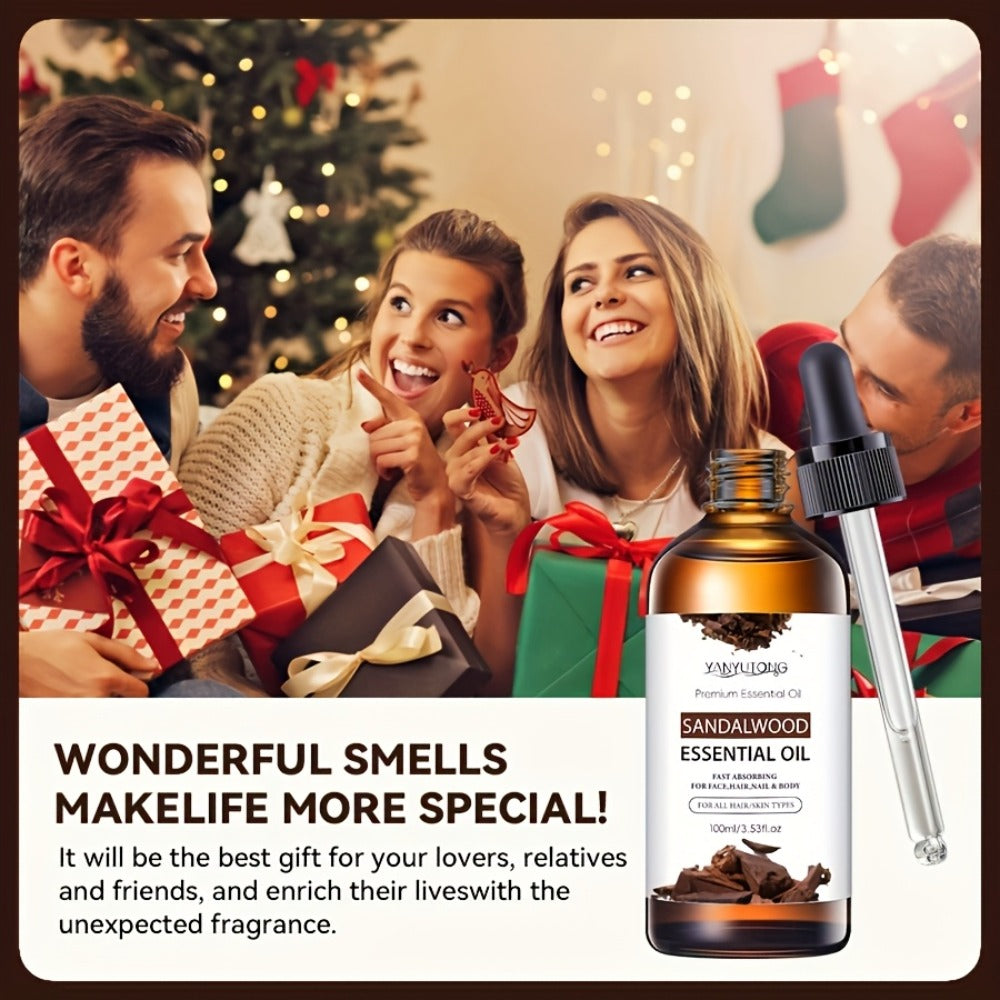 Sandalwood Essential Oil for Hair & Skin Care 30ml / 100ml / Twin Pack — Moisturizing Aromatherapy Oil for Massage, Diffuser & Shower, All Skin & Hair Types - product image 8