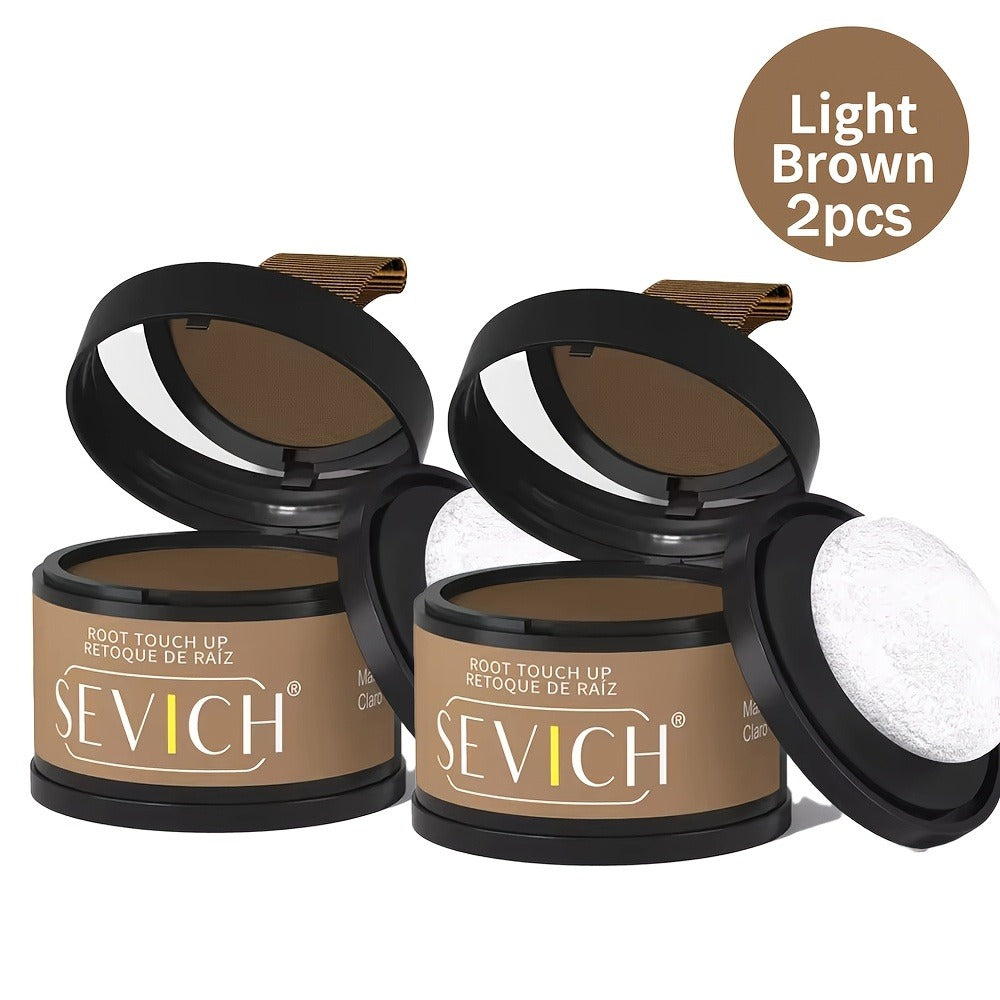 Root Touch Up Hair Powder for Thinning Hair & Gray Roots — Instant Hairline Concealer Shadow Topper, Long-Lasting Resistant Formula, 13 Shades, 2/3pcs Kit for All Hair Types Women  - product image 3