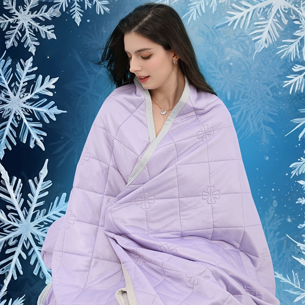 Cooling Blanket for Hot Sleepers – Lightweight Knit Acrylic Throw Blanket, Breathable Air-Cooled Comforter for Summer, Soft Moisture-Wicking Blanket in Throw Twin XL Queen King, Sk - product image 10