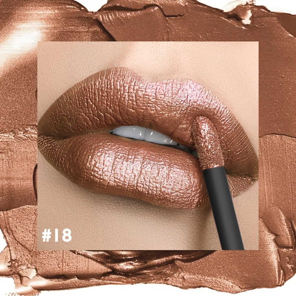 Lip Gloss Set Metallic High Gloss Plumping Long Lasting Non Stick Mirror Shine Glossy Lipstick for Women 11 Shades Party Date Daily Makeup Portable Gift - product image 10