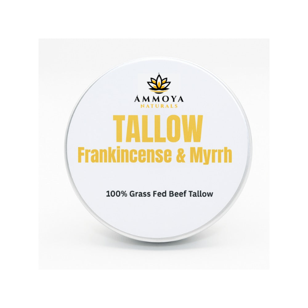 Tallow Balm Grass-Fed Natural Moisturizer for Dry Skin — Deep Hydrating Handcrafted Body Balm 3 Scents Chamomile Rose Honey Frankincense Myrrh, Nourishing Skin Balm for Women Men - product image 4