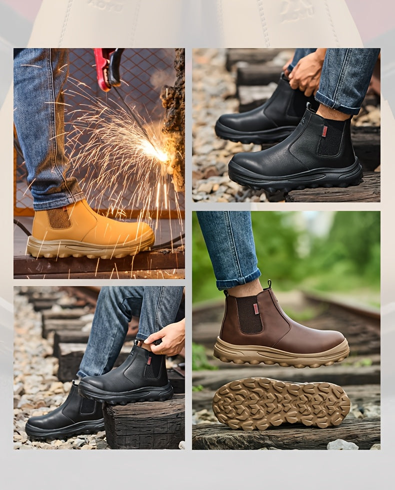 Men's Work Shoes, All-Season Labor Shoes, Work Boots, Comfortable Fabric Insoles, Casual Outdoor Sneakers, Construction Boots - product image 32