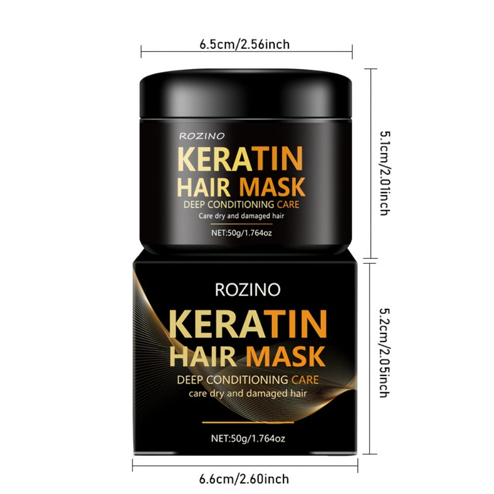 Keratin Hair Care Set 5pcs – Shampoo Conditioner Hair Mask & Essential Oil Bundle | Cleanses Strengthens Repairs Split Ends & Volumizes | Squalane Glycerin Formula for All Hair Typ - product image 7
