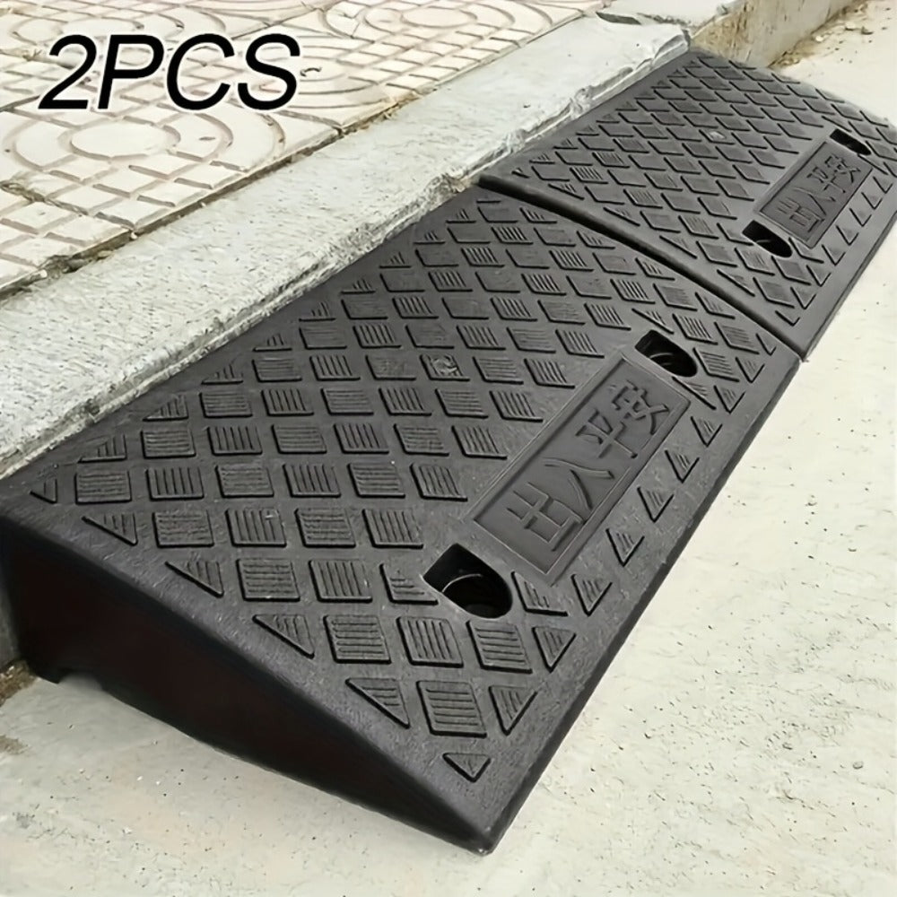 Curb Ramp Heavy Duty Plastic 3000 lb Portable Lightweight for Car SUV Motorcycle Bike Wheelchair Scooter Driveway Sidewalk Loading Dock Garage Outdoor Use Mobility Aid Ramp 2/4 Pac - product image 7