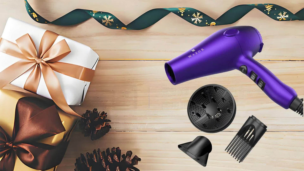 1875W Ionic Hair Dryer with Diffuser Concentrator Comb Nozzle - Professional Blow Dryer DC Motor 3 Heat 2 Speed Cool Shot Anti-Frizz Salon Quality for Women Black - product image 7