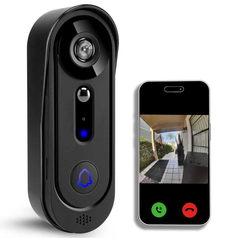 Video Doorbell Camera 1080P HD Wireless with Night Vision, Motion Detection, Two-Way Audio, Indoor Chime & Cloud Storage – 5200mAh Battery, 166° Wide Angle, 2.4GHz WiFi Smart Door  - product image 2