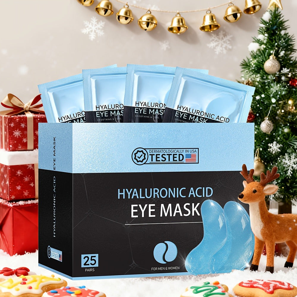 Under Eye Patches Collagen 25 Pairs 3-Formula Choice — Caffeine for Dark Circles & Puffiness | Hyaluronic Acid for Deep Hydration | Aloe Vera for Soothing & Cooling | All Skin Type - product image 4