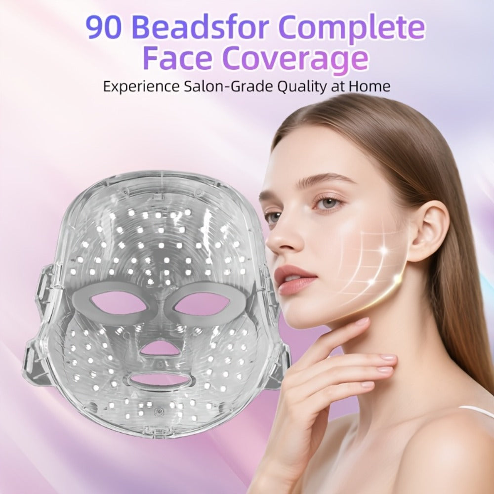 7 Color Photon LED Facial Device – Multifunctional Home Light Therapy Skin Care Tool Anti-Aging Collagen Boost Acne Brightening Rejuvenation Beauty Gift for Women - product image 9
