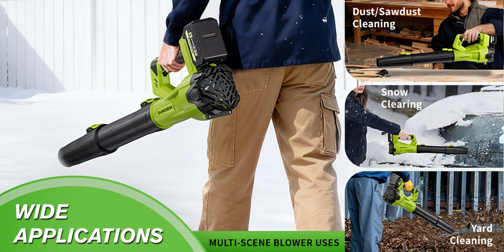 Turbo Jet Dryer, Electric Wireless Snow Blower | 20V/4.0AH Battery, High-Pressure Air Dryer, Handheld Snow Removal Machine, Plastic Material, Rechargeable - product image 16