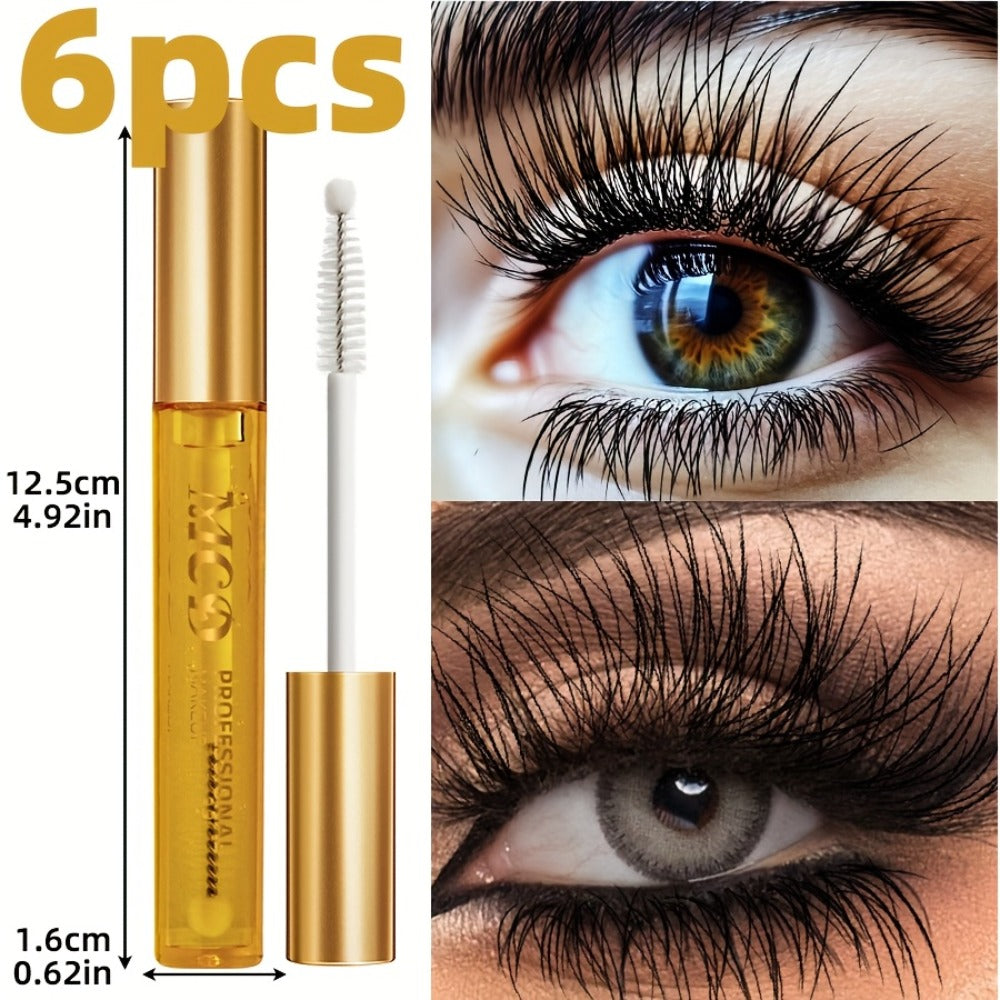 Eyelash Serum 6-Pack for Women - Natural Lash Growth & Enhancement Gel Formula, Moisturizing Conditioning Curling Effect, Longer Fuller Lashes, Beginner-Friendly Daily Lash Care Se - product image 5