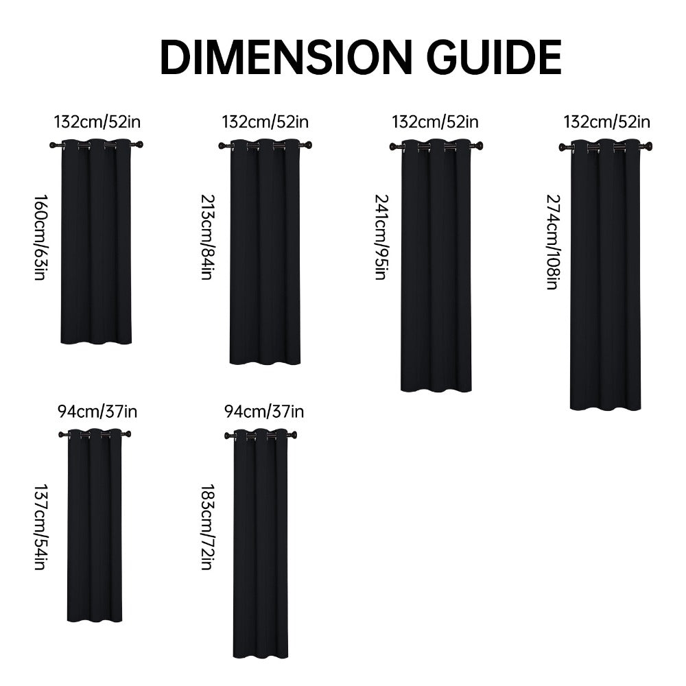 Blackout Curtains 4 Panels – 100% Light Blocking Thermal Insulated Soundproof Privacy Window Curtains for Bedroom Living Room - product image 6