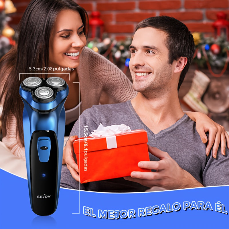 Cordless Electric Razor for Men Rechargeable Fast Charging Washable Heads Face Shaver — Smooth Close Shave Portable Electric Shaving Machine for Travel & Daily Use, Grooming Gift f - product image 12