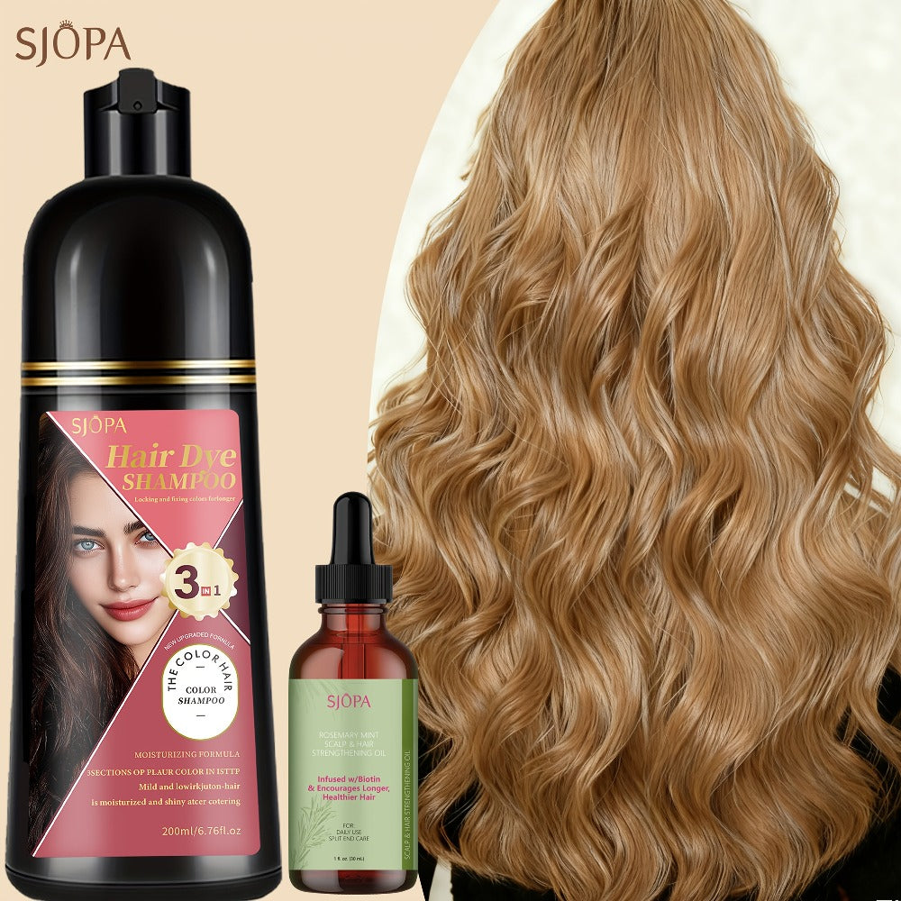 Hair Color Dyeing Shampoo 3-in-1 with Plant Squalane & Glycerin — Colors, Conditions & Cleanses in One Wash | No Developer Needed | 10 Shades | Easy At-Home Hair Coloring for Women - product image 17