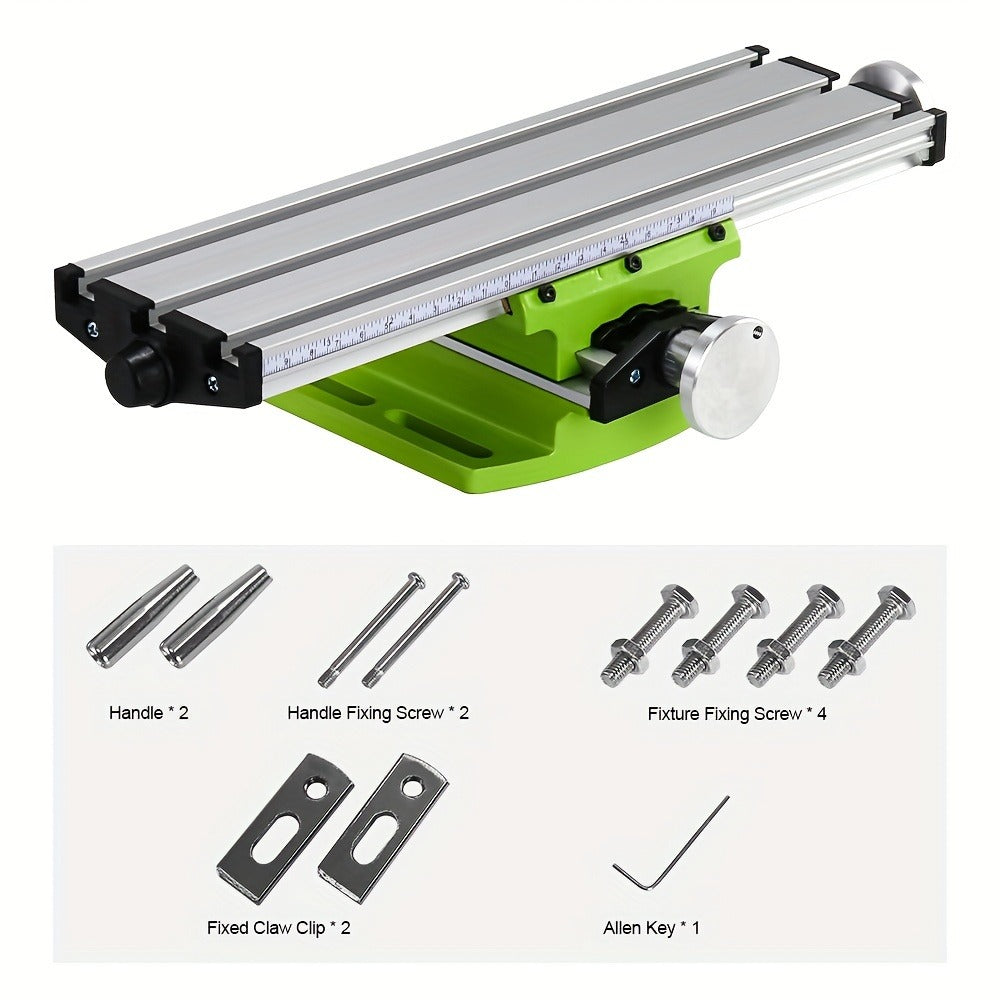 Cross Slide Table BG-6300 Compound Milling Drilling Worktable X-Y Axis Adjustable Bench Drill Press Work Table for Mini Drill Machine - product image 9