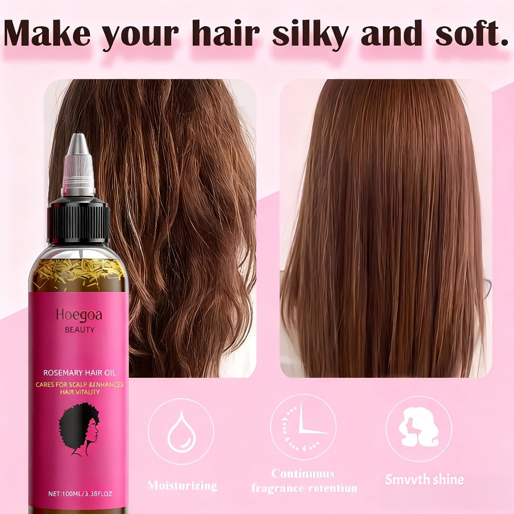 Rosemary Hair Oil 2 Pack Gift Set with Bataana Oil | Scalp Nourishing Moisturizing Hair Growth Treatment | Anti-Frizz Strengthening Natural Hair Oil for Women | Birthday Valentine' - product image 14