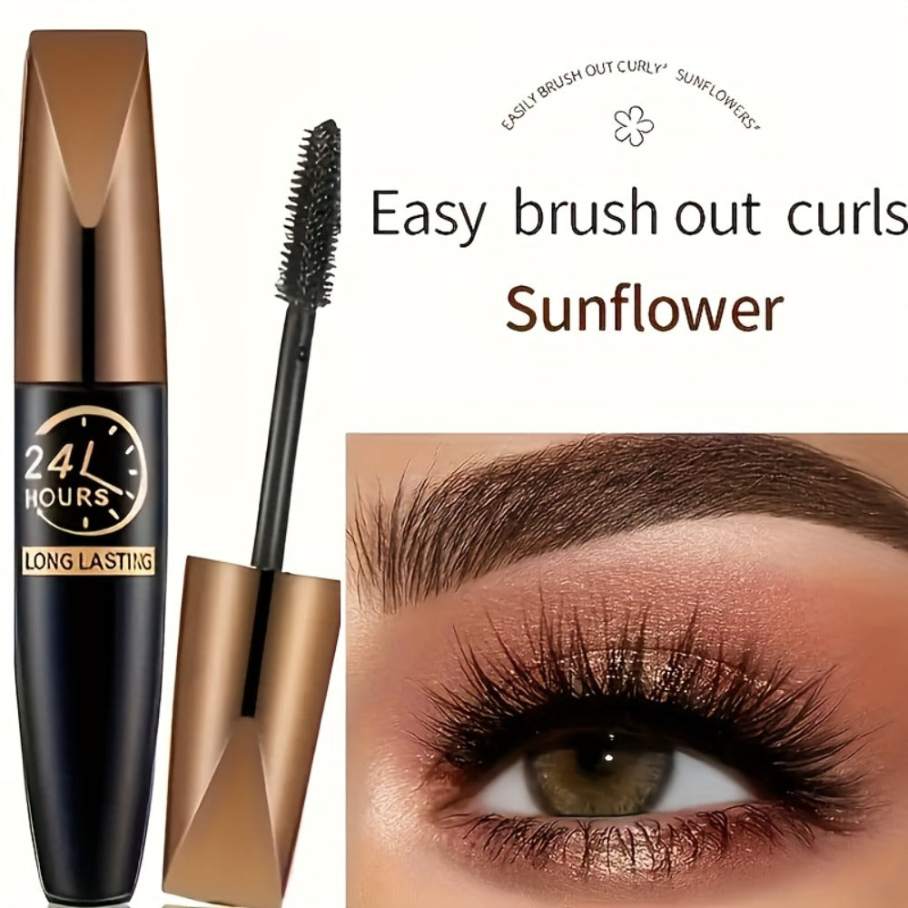 8D Fiber Mascara Set 2 Pcs Volumizing Lengthening Smudge-Proof Waterproof Long-Lasting Lash Extension Enhancer with Eyeliner Pencil Bold Black Eye Makeup Gift for Her - product image 18