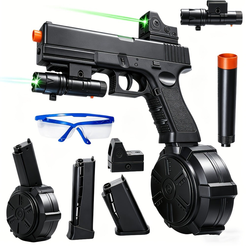 High-Power Electric Gel Blaster Auto Shooting Toy | Rechargeable, Long Battery Life, ABS Travel-friendly Build, Outdoor Indoor Team Battle Game for Ages 12+ - product image
