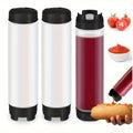 Squeeze Bottles Set of 3 Leak-Resistant Wide Opening Sauce Dispenser Transparent - product image 16