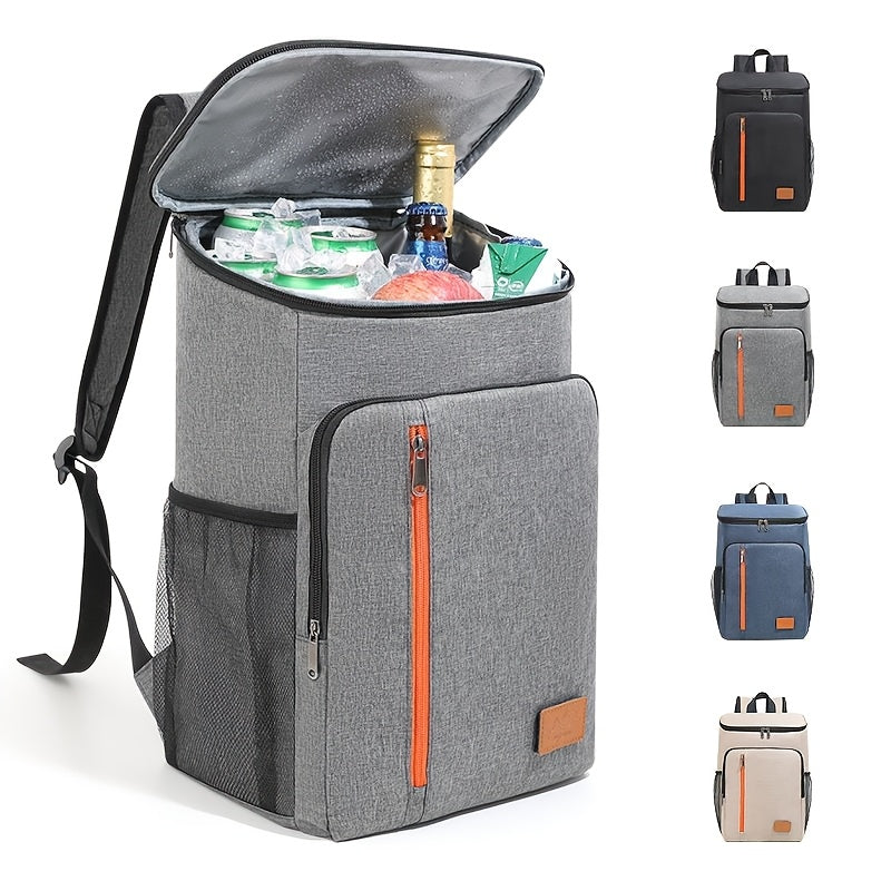 Insulated Cooler Backpack 30+ Can Capacity | Leakproof Shoulder Bag for BBQ, Lunch, Camping & Outdoor Travel, Works with Ice Packs, Unisex Design for Men & Women