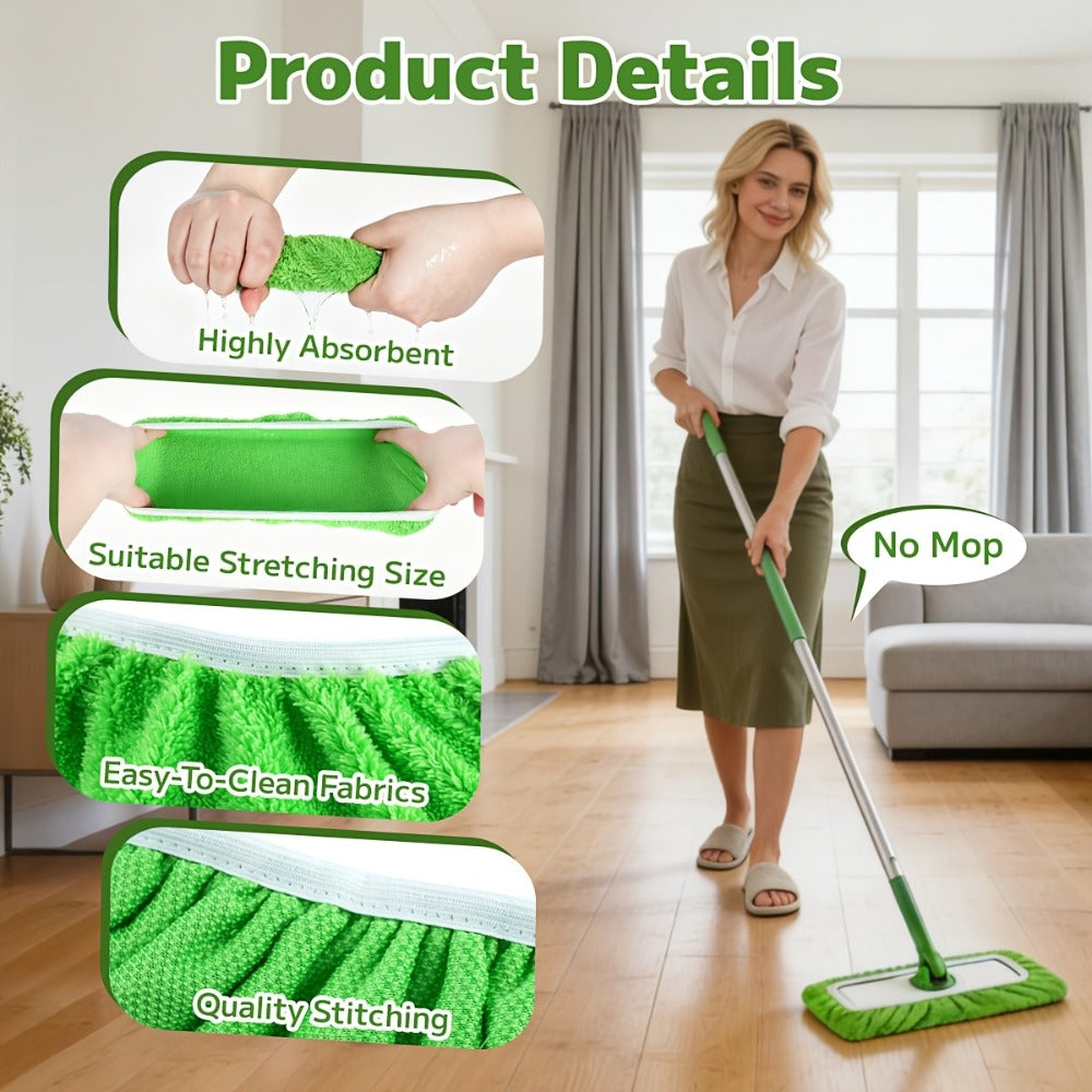 Microfiber Mop Pads 15-Pack Compatible with Swiffer Sweeper Reusable Washable Wet Dry Mopping Cloths Refill Pads for Hardwood Vinyl Tile Floors - product image 5